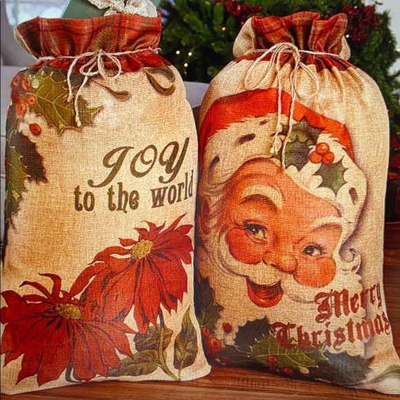 Other - Last 1❗️Holiday Christmas Vintage Santa Gift Sacks